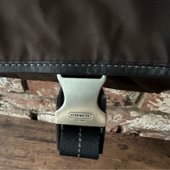 Coach Varick Nylon/ Leather Crossbody Messenger Bag 
 No. F1282-F70680 - Picture 3 of 12